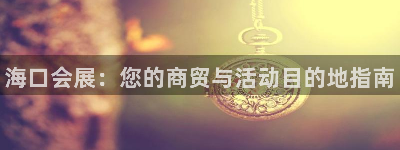 果博账号注册要钱吗：海口会展：您的商贸与